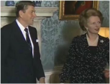 Ronald Reagan a Margaret Thatcherová