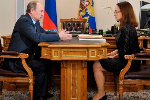 Putin a Nabiullinová